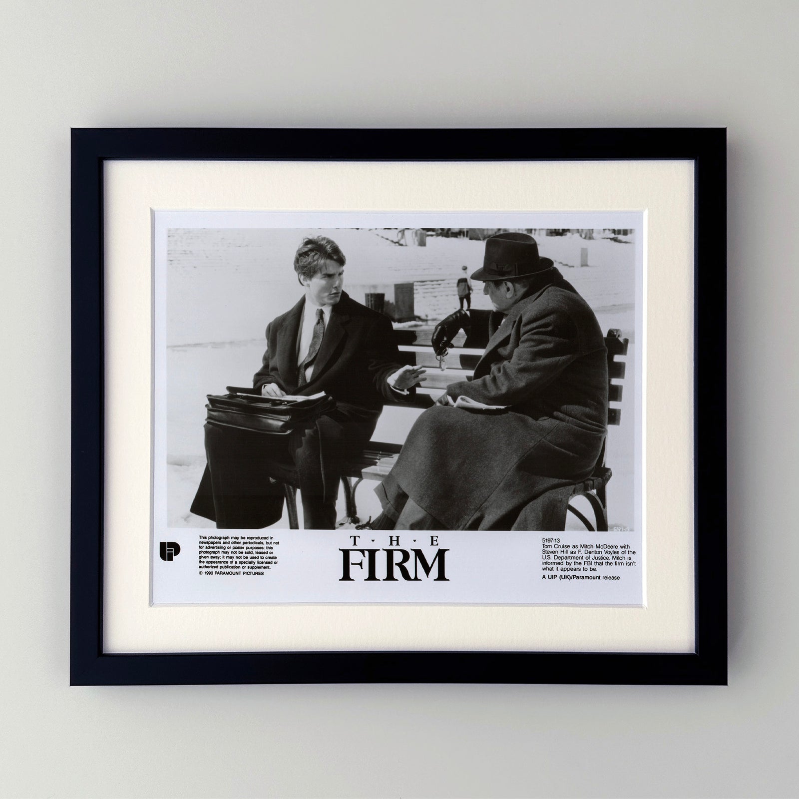 The Firm 1993 Film Movie Press Publicity Still Framed