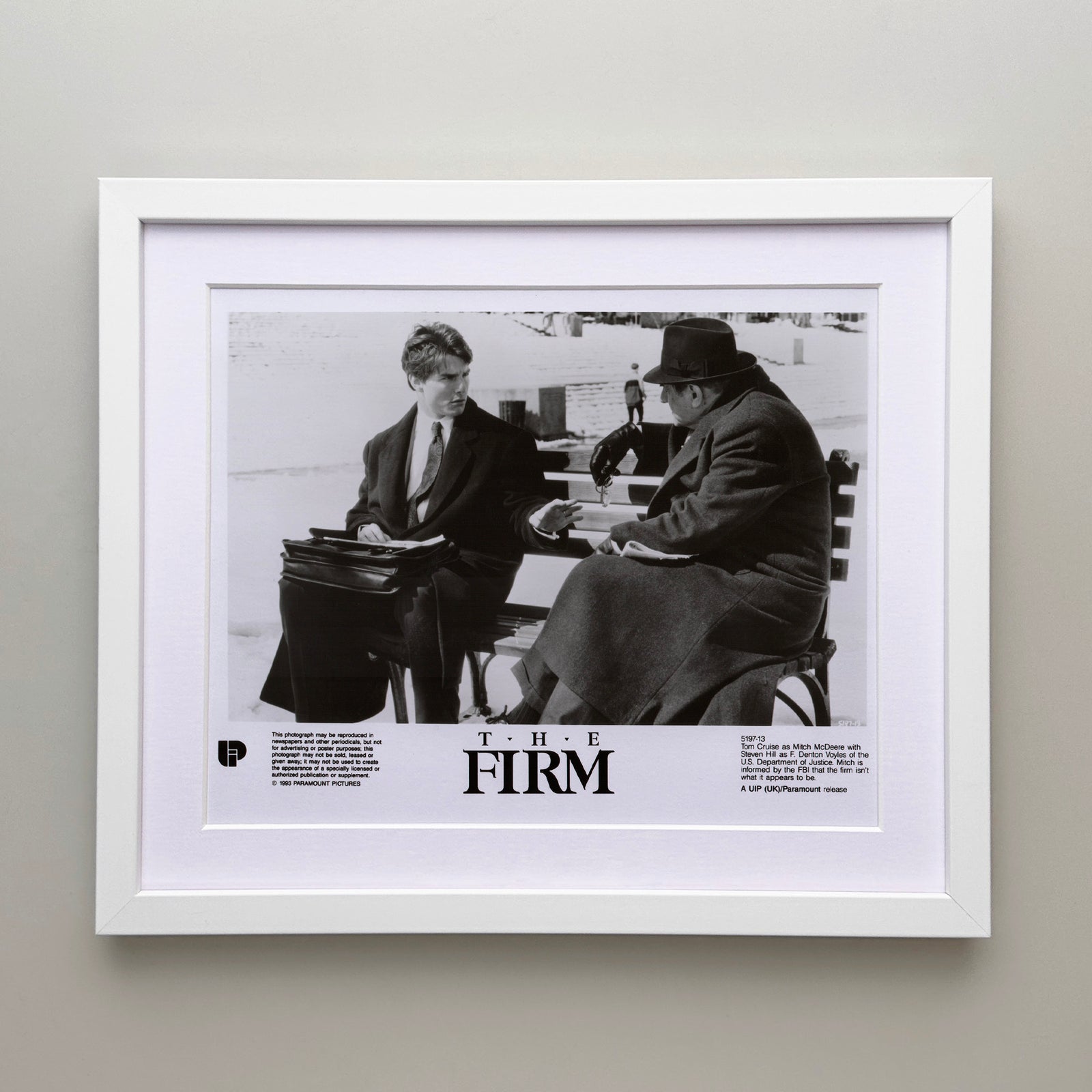 The Firm 1993 Film Movie Press Publicity Still Framed