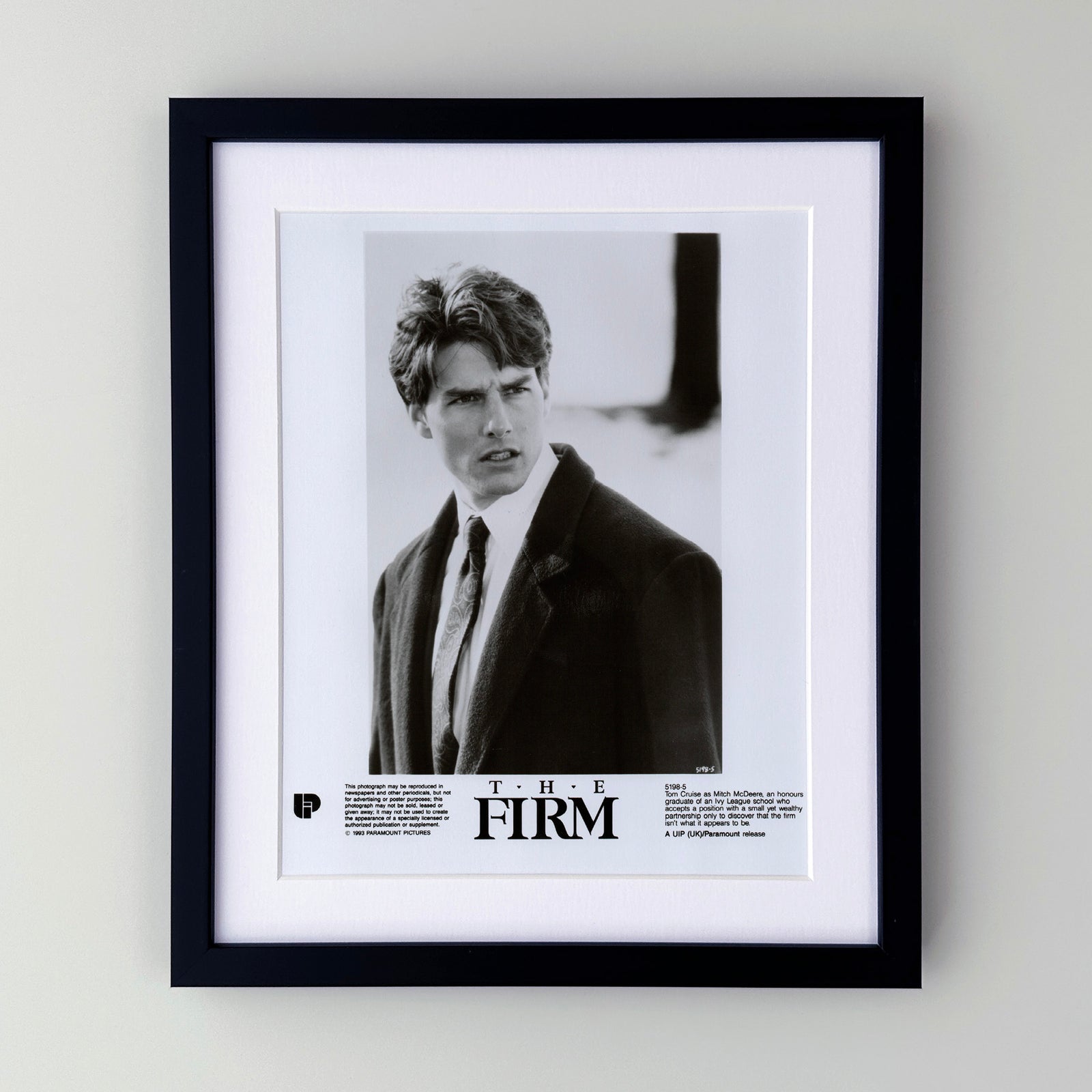 The Firm 1993 Film Movie Press Publicity Still Framed