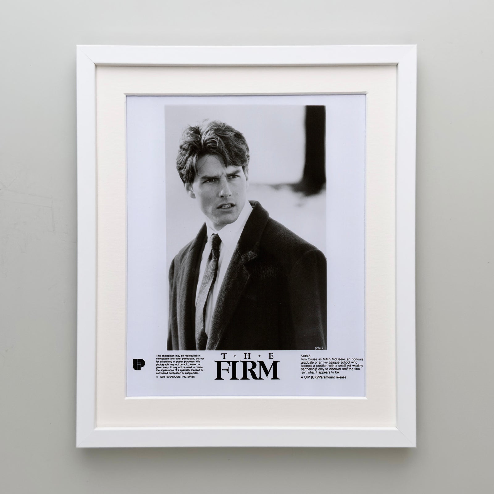 The Firm 1993 Film Movie Press Publicity Still Framed