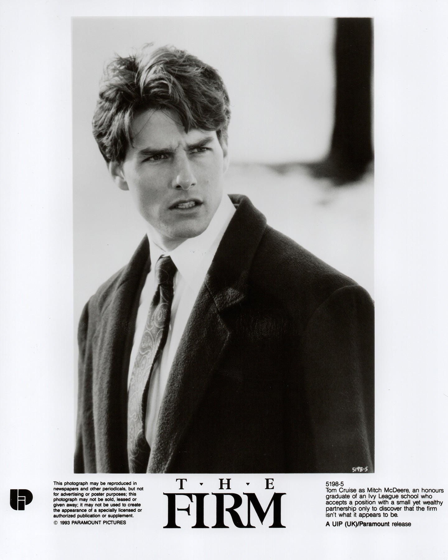 The Firm 1993 Film Movie Press Publicity Still Framed