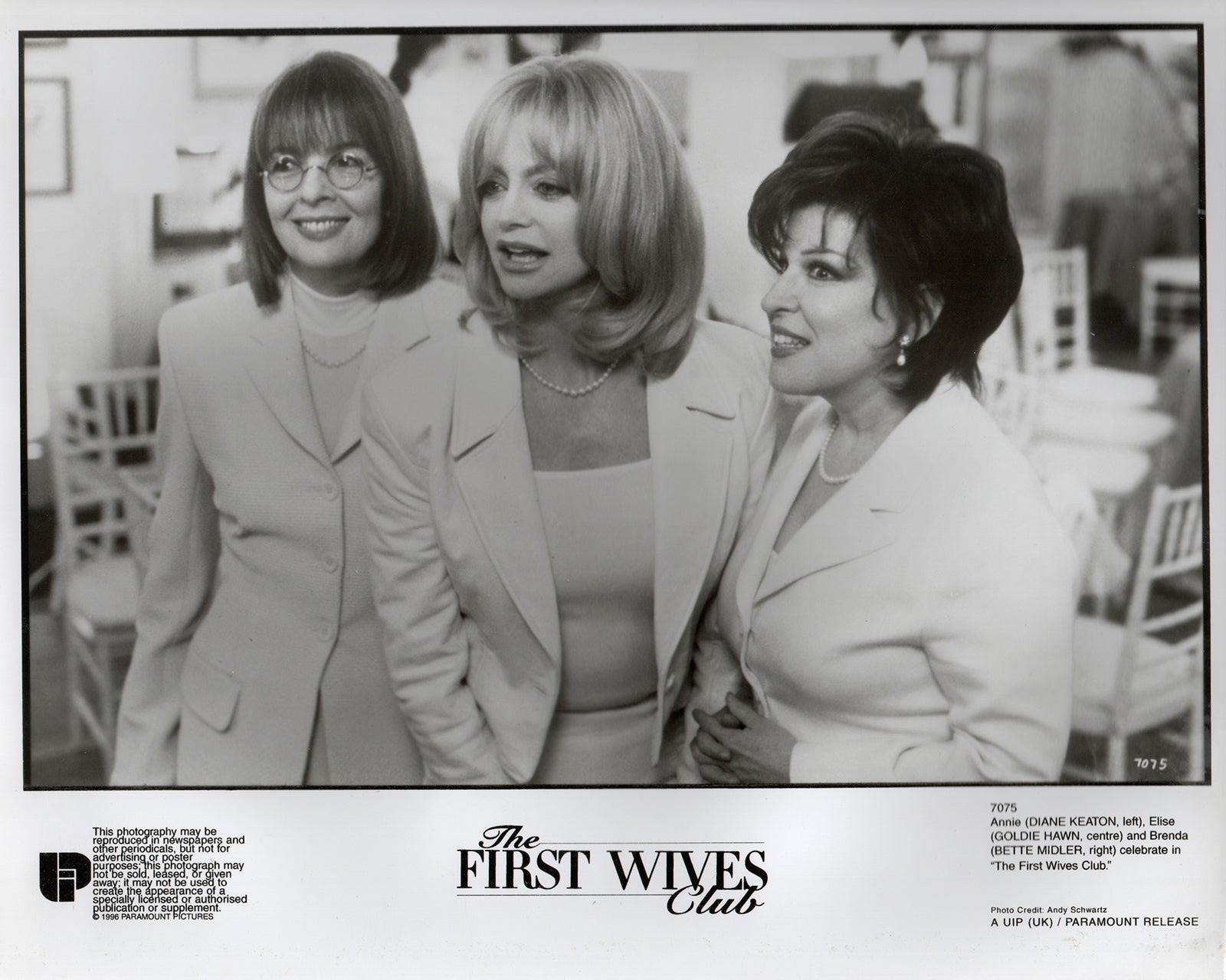 The First Wives Club 1996 Film Movie Press Publicity Still Framed