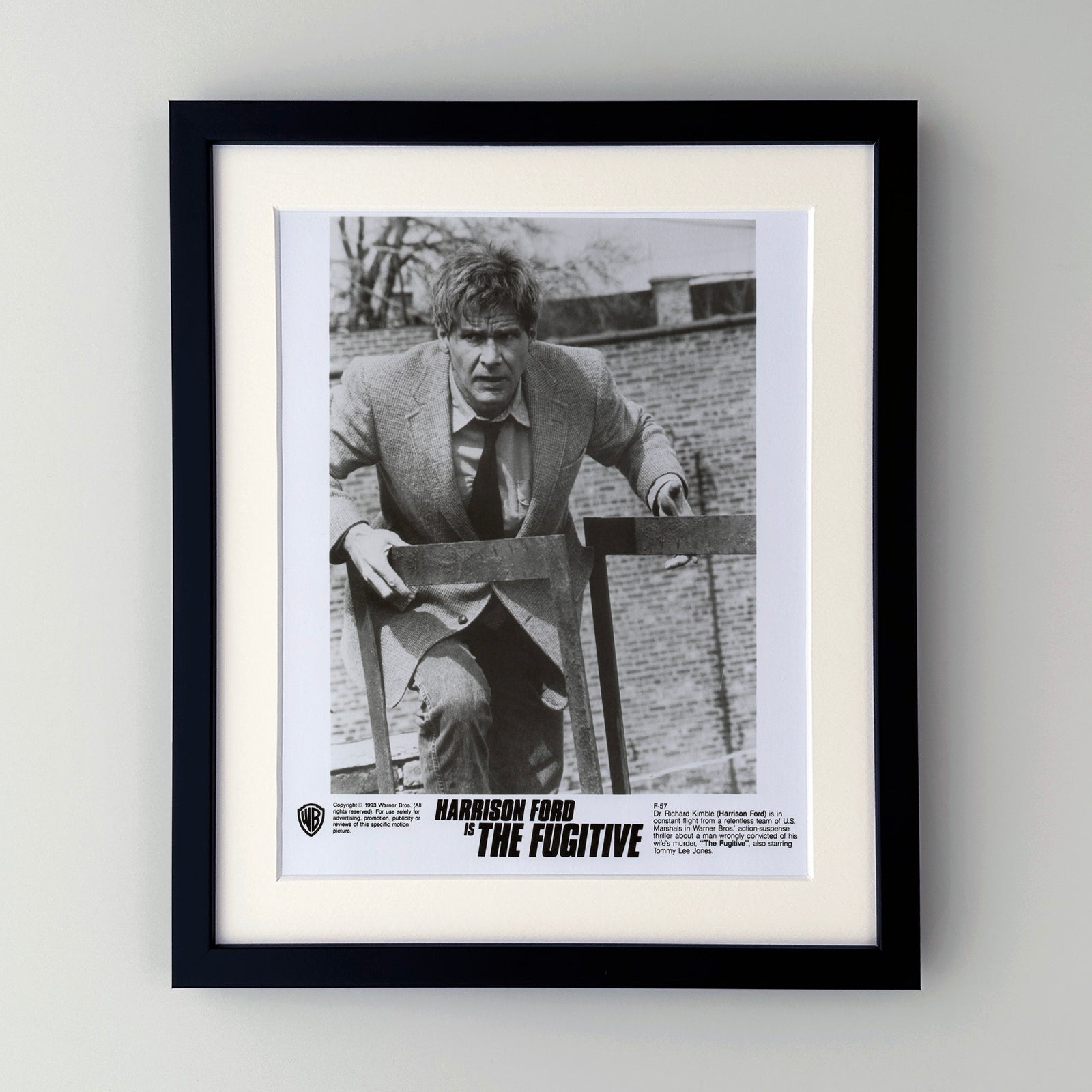 The Fugative 1993 Film Movie Press Publicity Still Framed