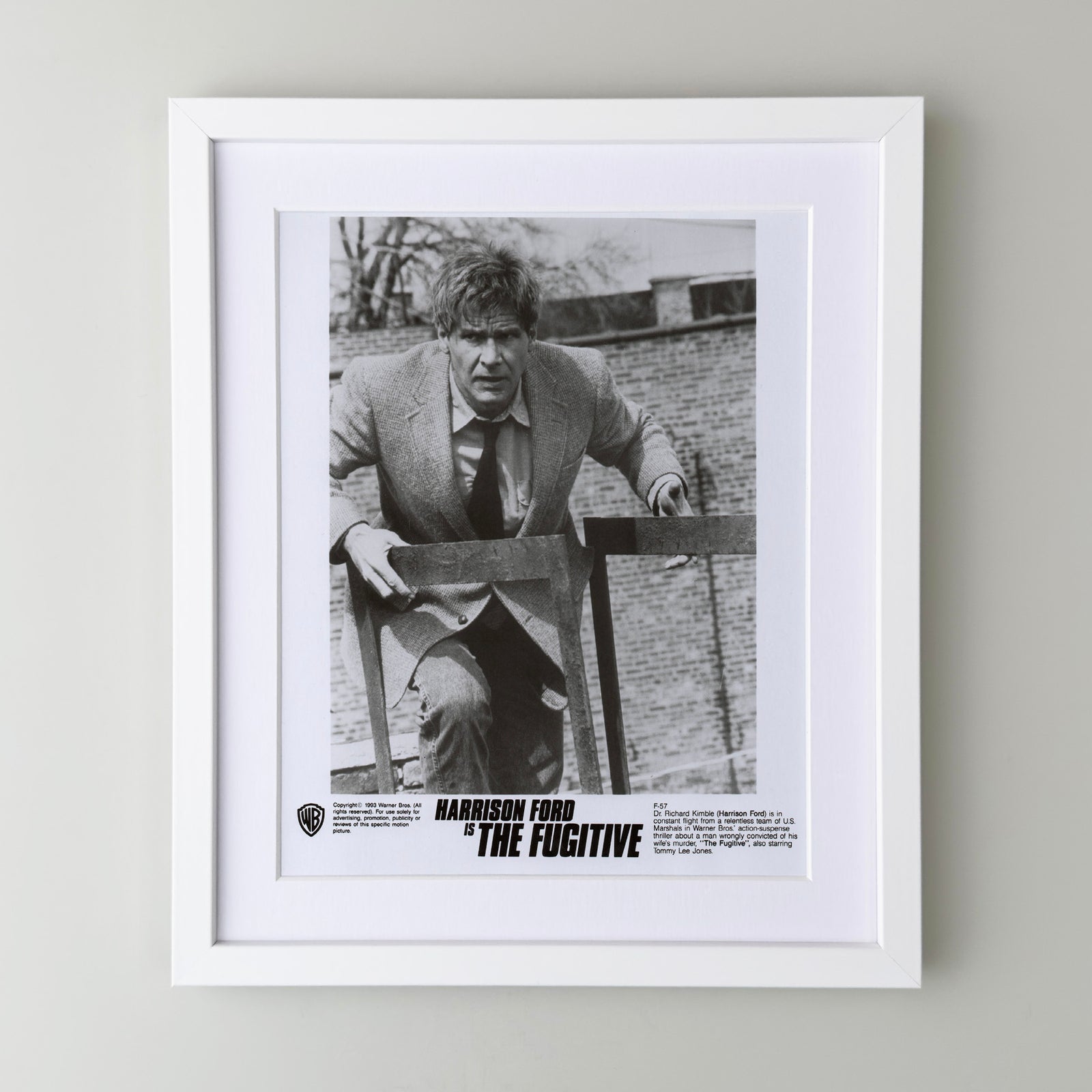 The Fugative 1993 Film Movie Press Publicity Still Framed