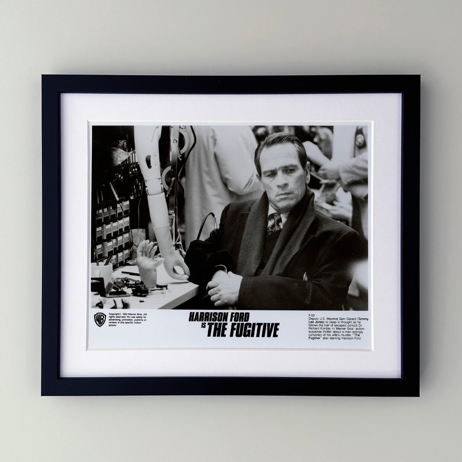 The Fugitive 1993 Film Movie Press Publicity Still Framed