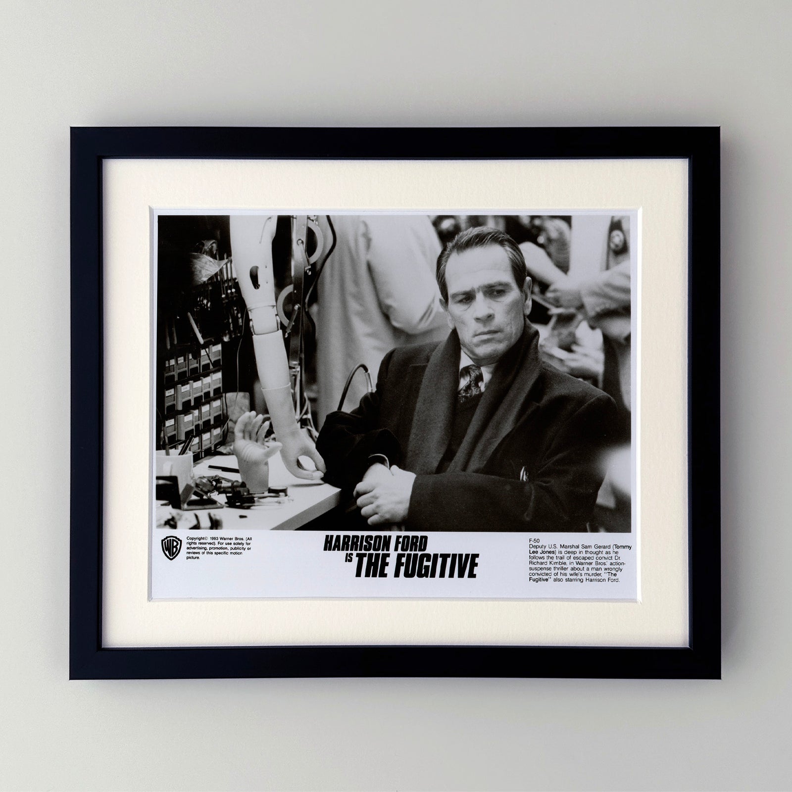 The Fugitive 1993 Film Movie Press Publicity Still Framed