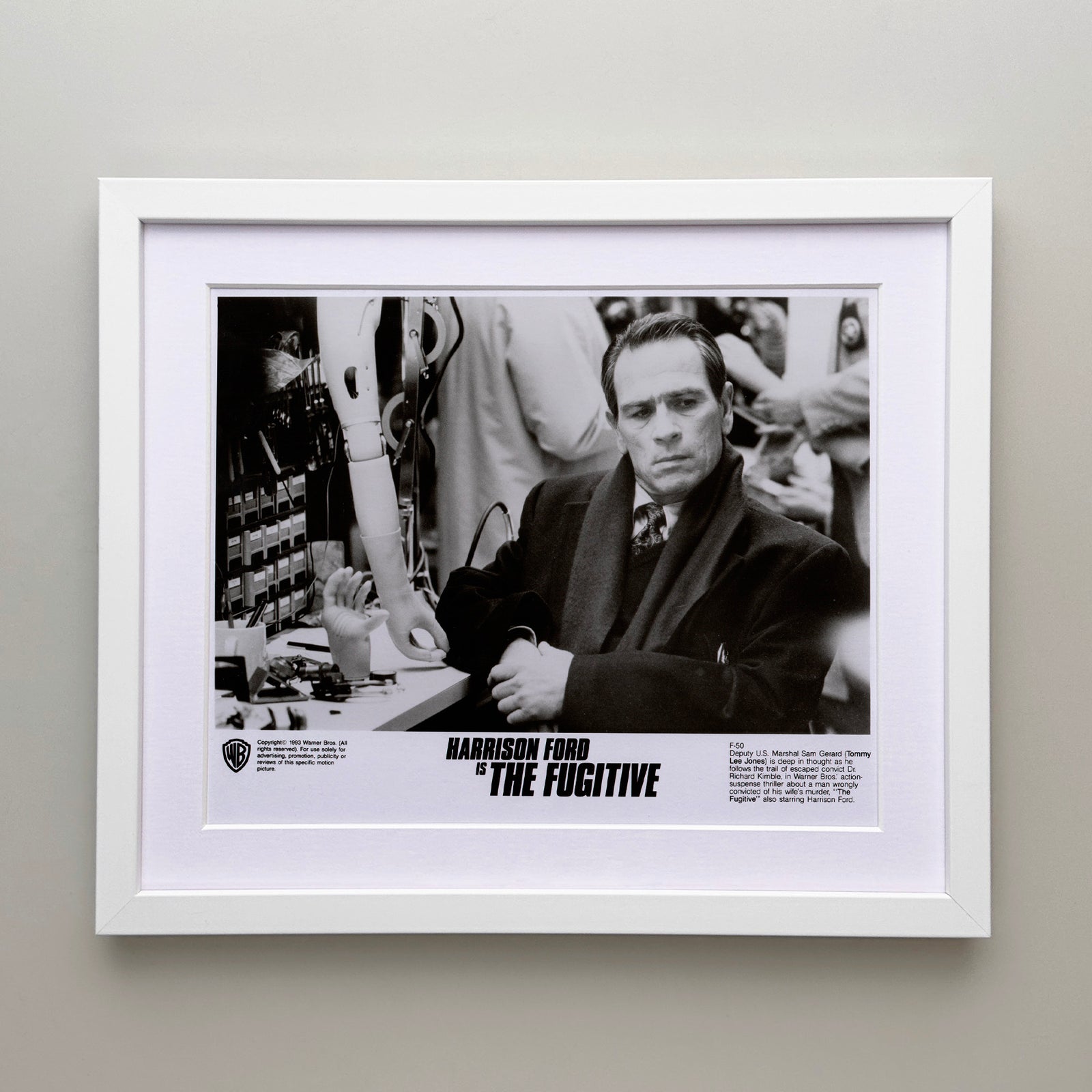 The Fugitive 1993 Film Movie Press Publicity Still Framed
