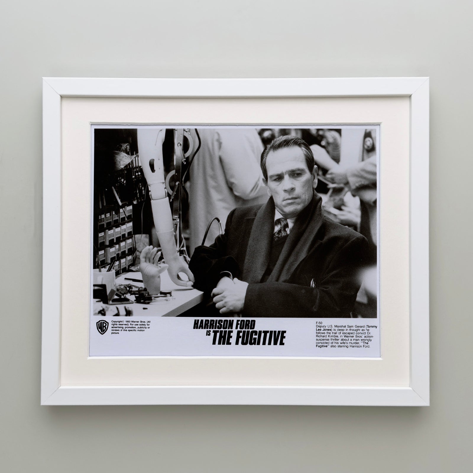 The Fugitive 1993 Film Movie Press Publicity Still Framed
