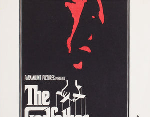 The Godfather 1972 Australian Daybill Film Movie Poster Fujita - detail