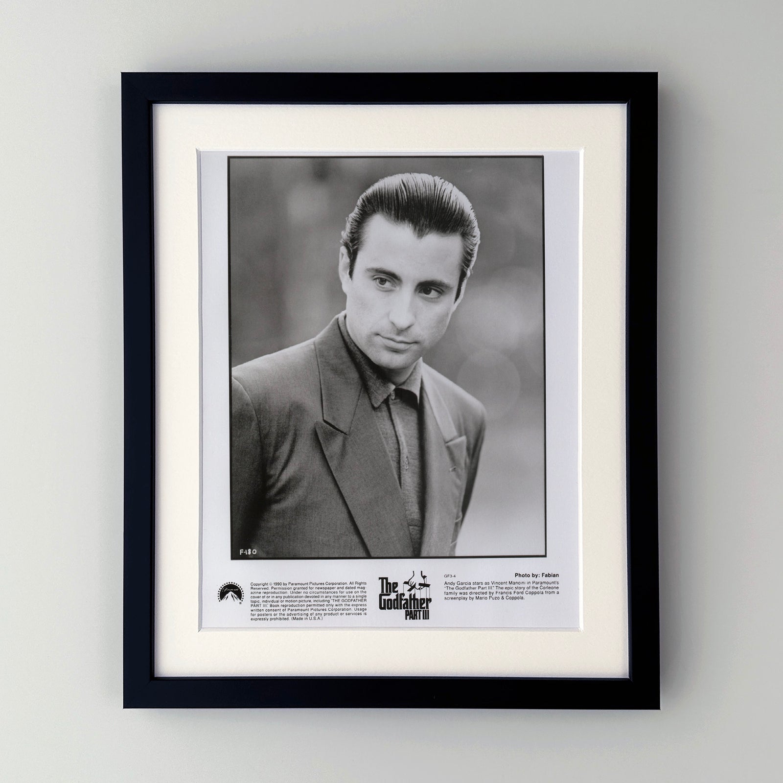 The Godfather Part 3 1990 Film Movie Press Publicity Still Framed