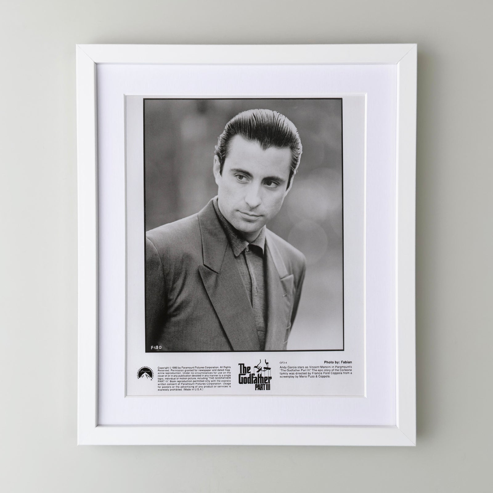 The Godfather Part 3 1990 Film Movie Press Publicity Still Framed