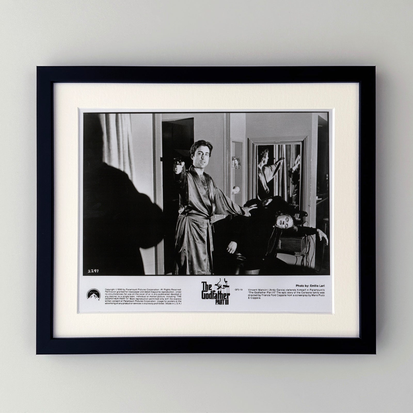 The Godfather Part 3 1990 Film Movie Press Publicity Still Framed