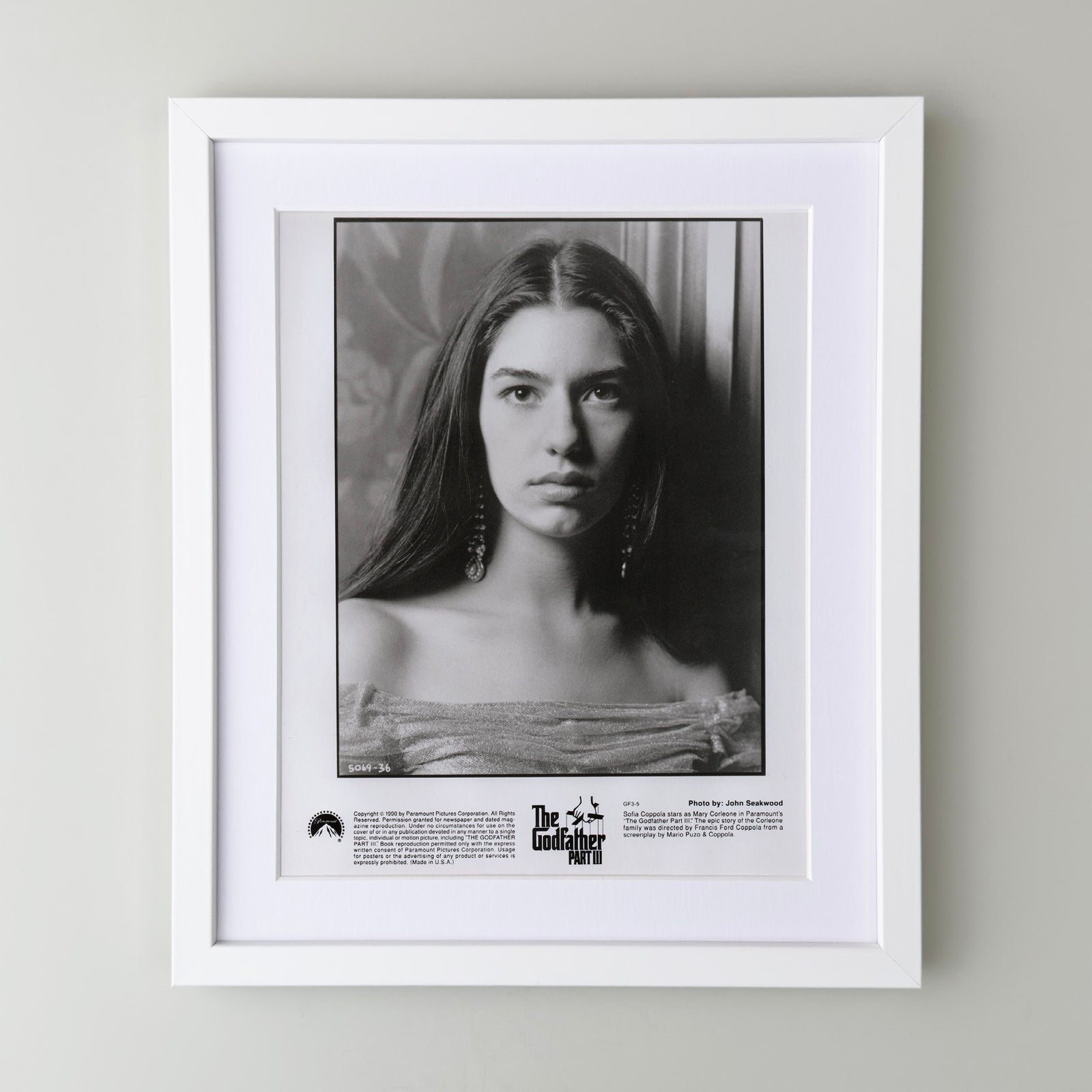 The Godfather Part 3 1990 Film Movie Press Publicity Still Framed
