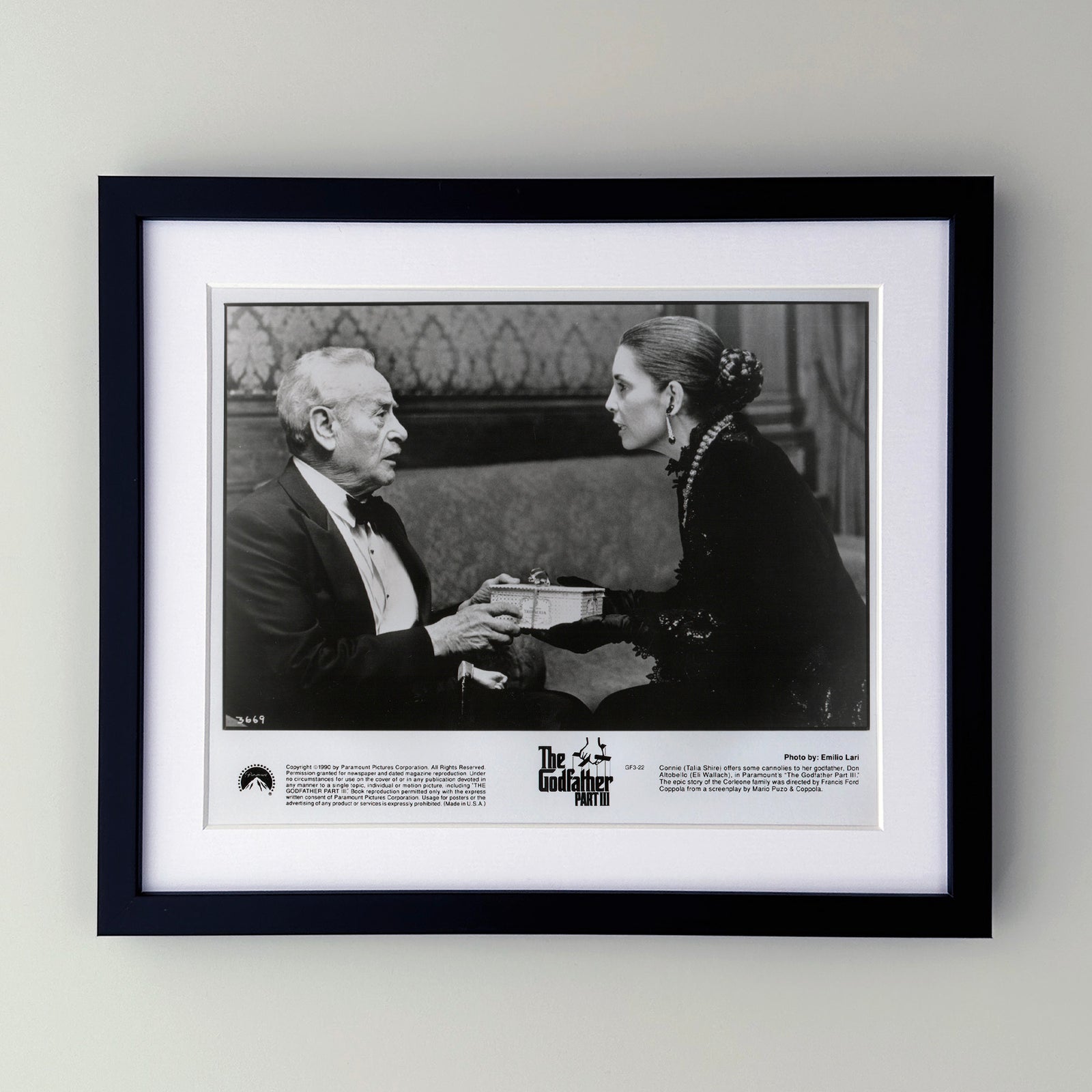 The Godfather Part 3 1990 Film Movie Press Publicity Still Framed
