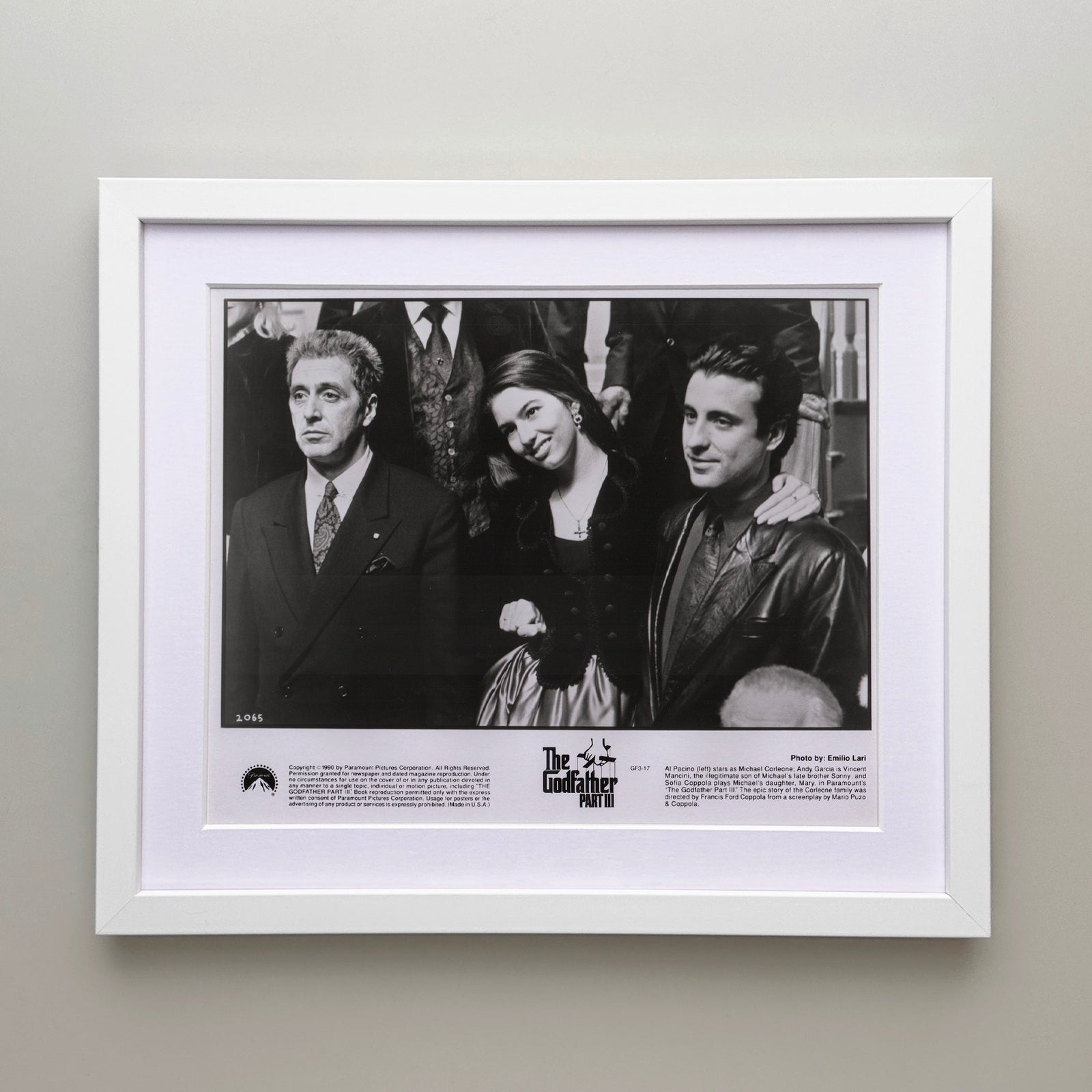 The Godfather Part 3 1990 Film Movie Press Publicity Still Framed