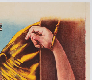 The Godless Girl c1929 Belgian Film Poster - detail