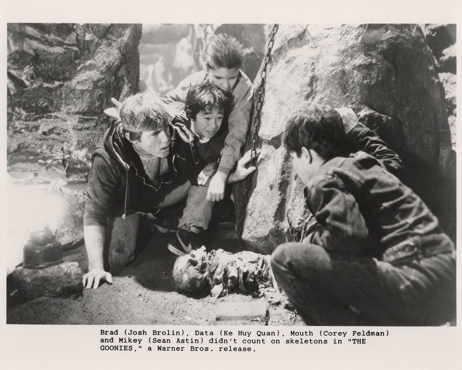 The Goonies 1985 Publicity Film Movie Press Still Framed