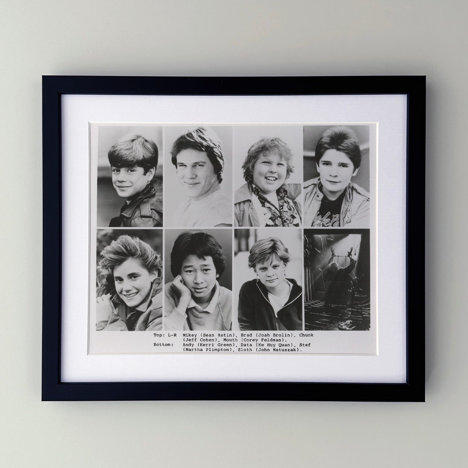 The Goonies 1985 Publicity Film Movie Press Still Framed