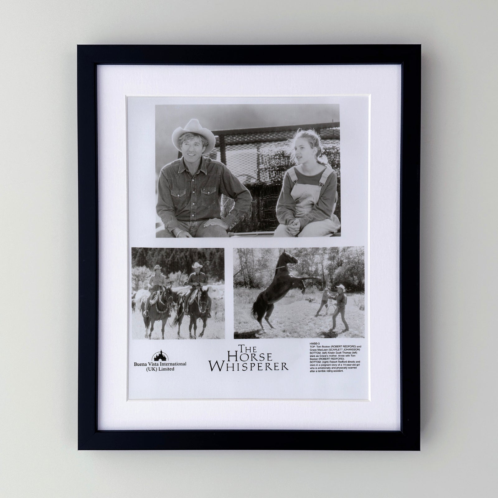 The Horse Whisperer 1998 Film Movie Press Publicity Still Framed