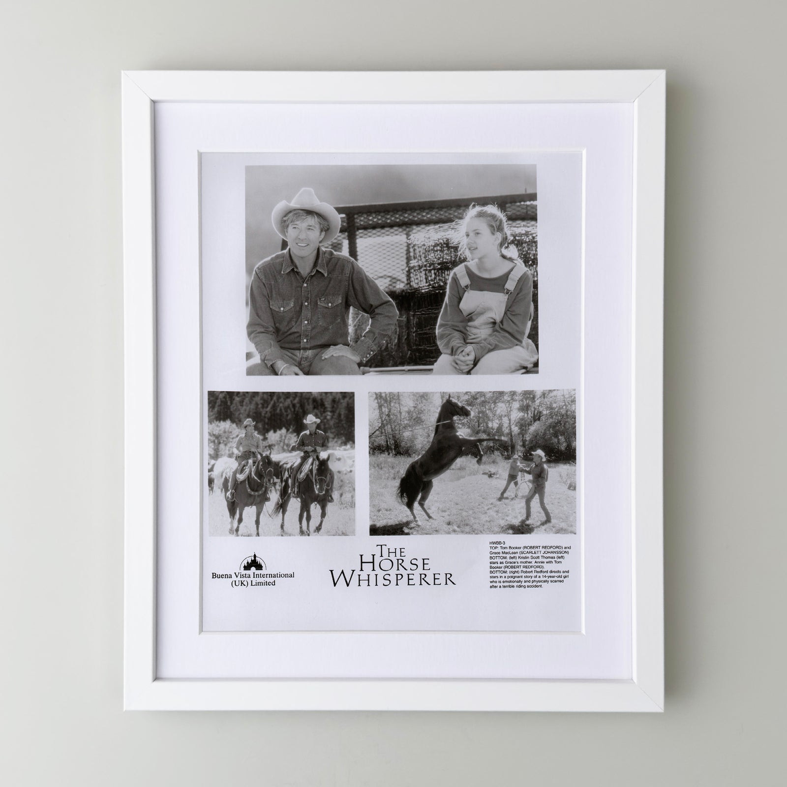 The Horse Whisperer 1998 Film Movie Press Publicity Still Framed