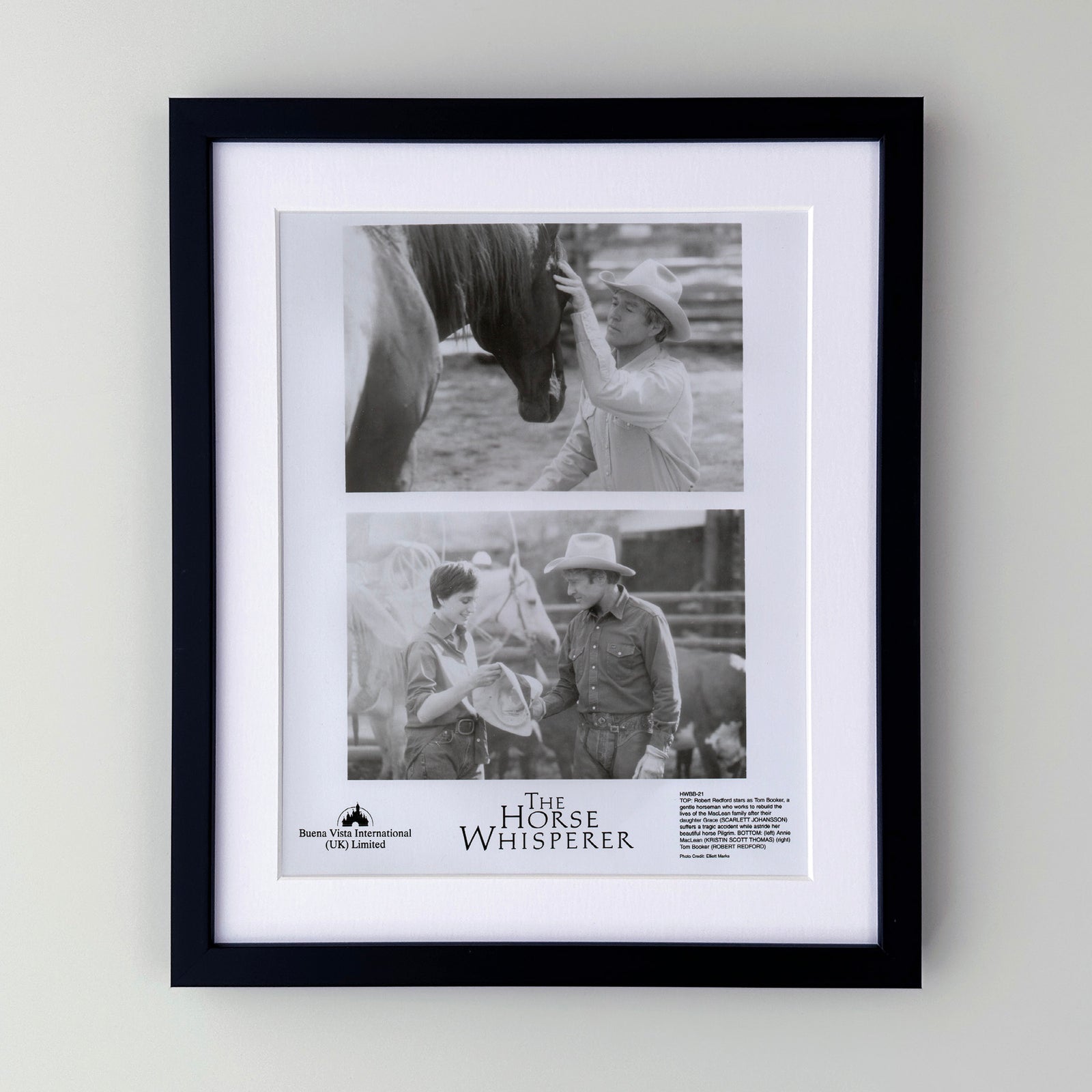 The Horse Whisperer 1998 Film Movie Press Publicity Still Framed