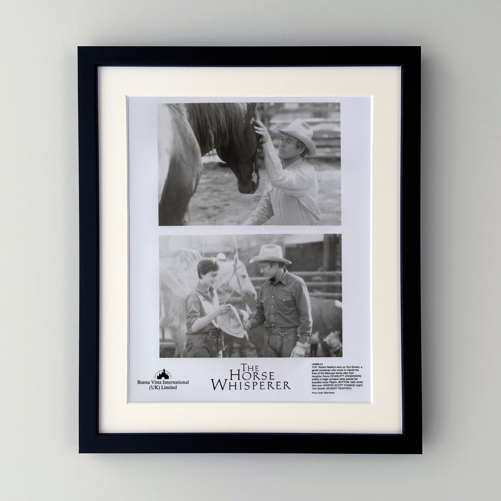 The Horse Whisperer 1998 Film Movie Press Publicity Still Framed