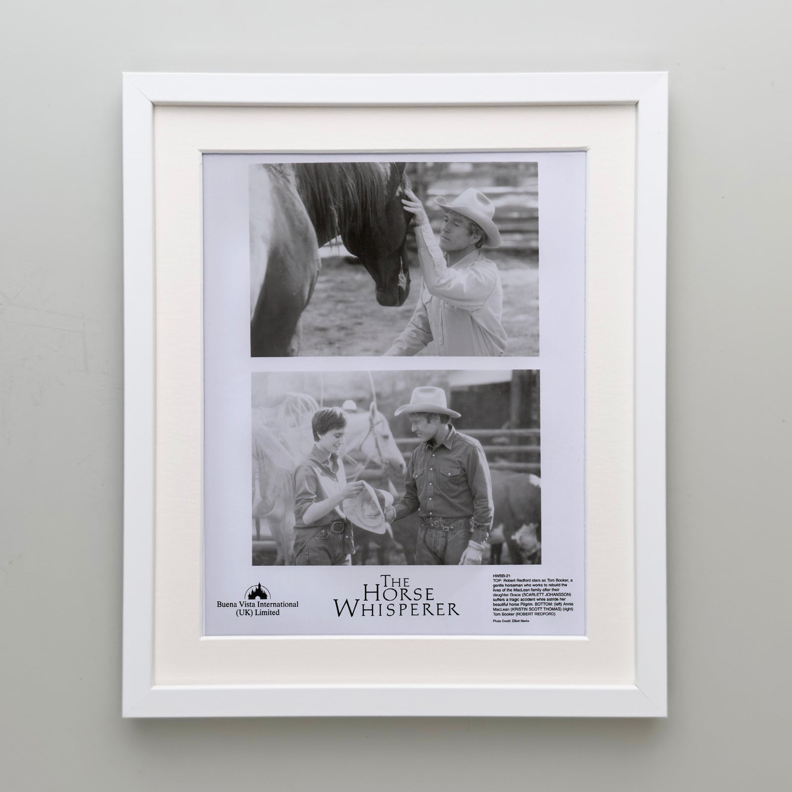 The Horse Whisperer 1998 Film Movie Press Publicity Still Framed