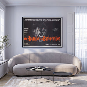 The Hound of the Baskervilles 1959 UK Quad Film Movie Poster Hammer Horror