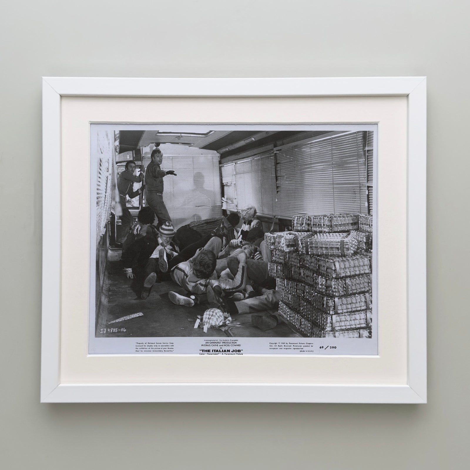 The Italian Job 1969 Film Movie Press Publicity Still Framed