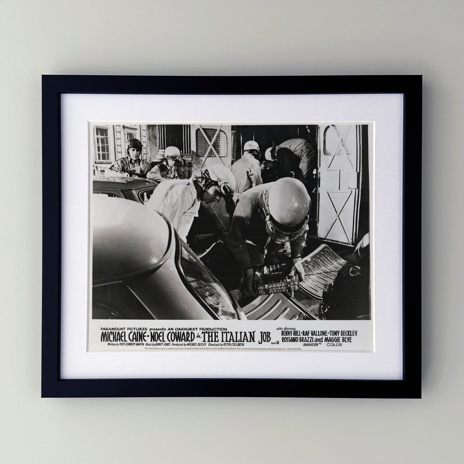 The Italian Job 1969 Film Movie Press Publicity Still Framed