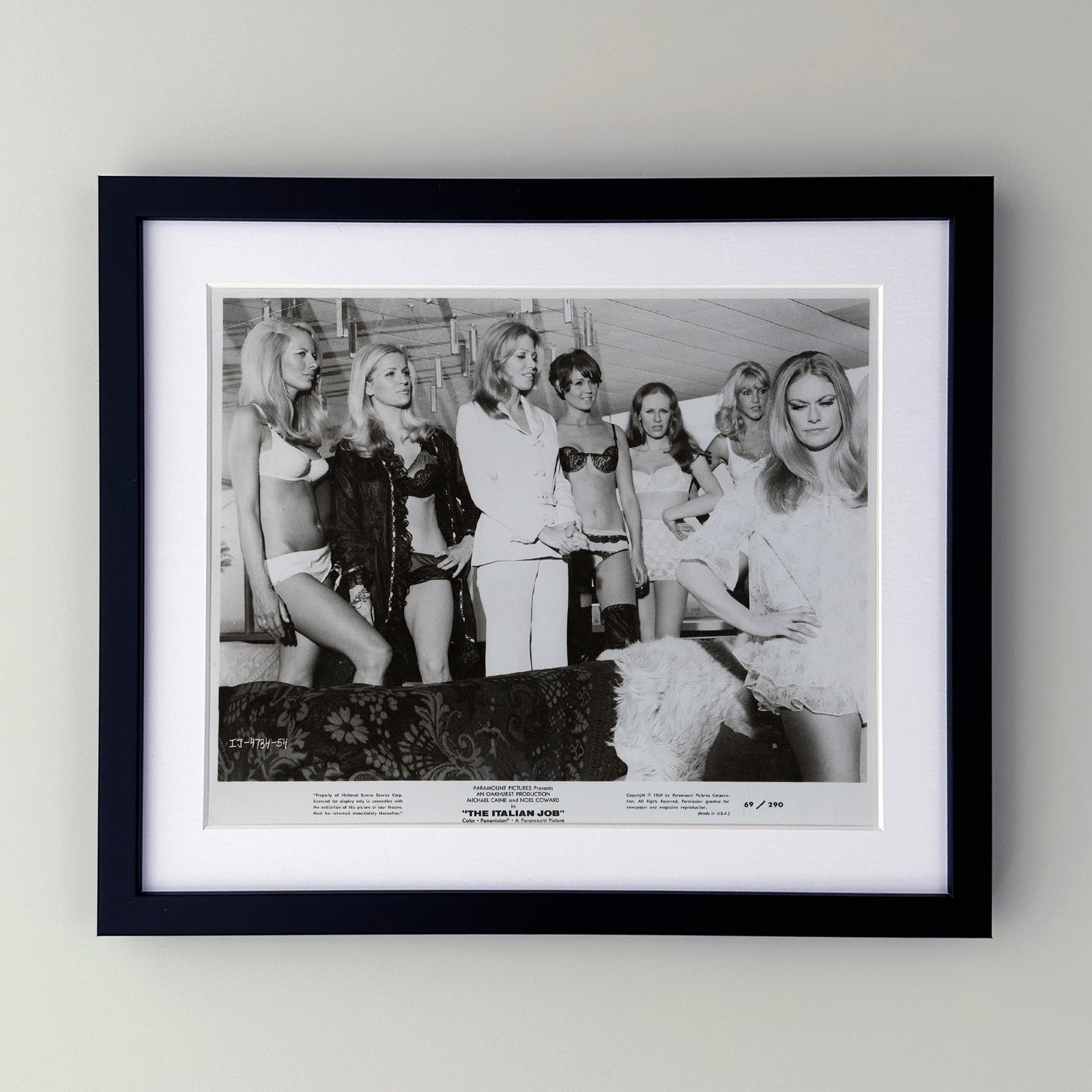 The Italian Job 1969 Film Movie Press Publicity Still Framed