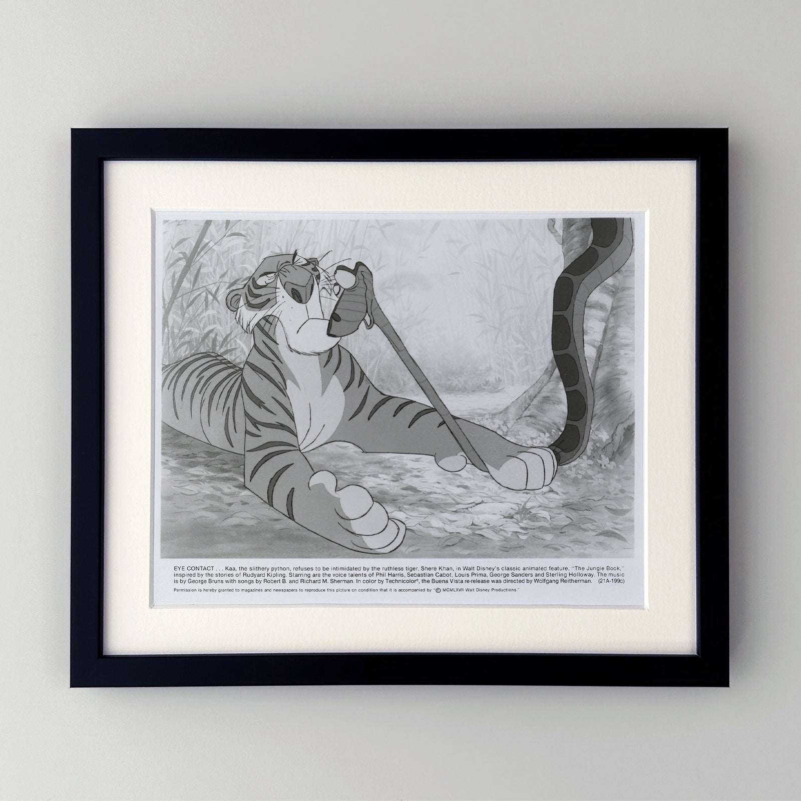 The Jungle Book 1967 Film Movie Press Publicity Still Framed