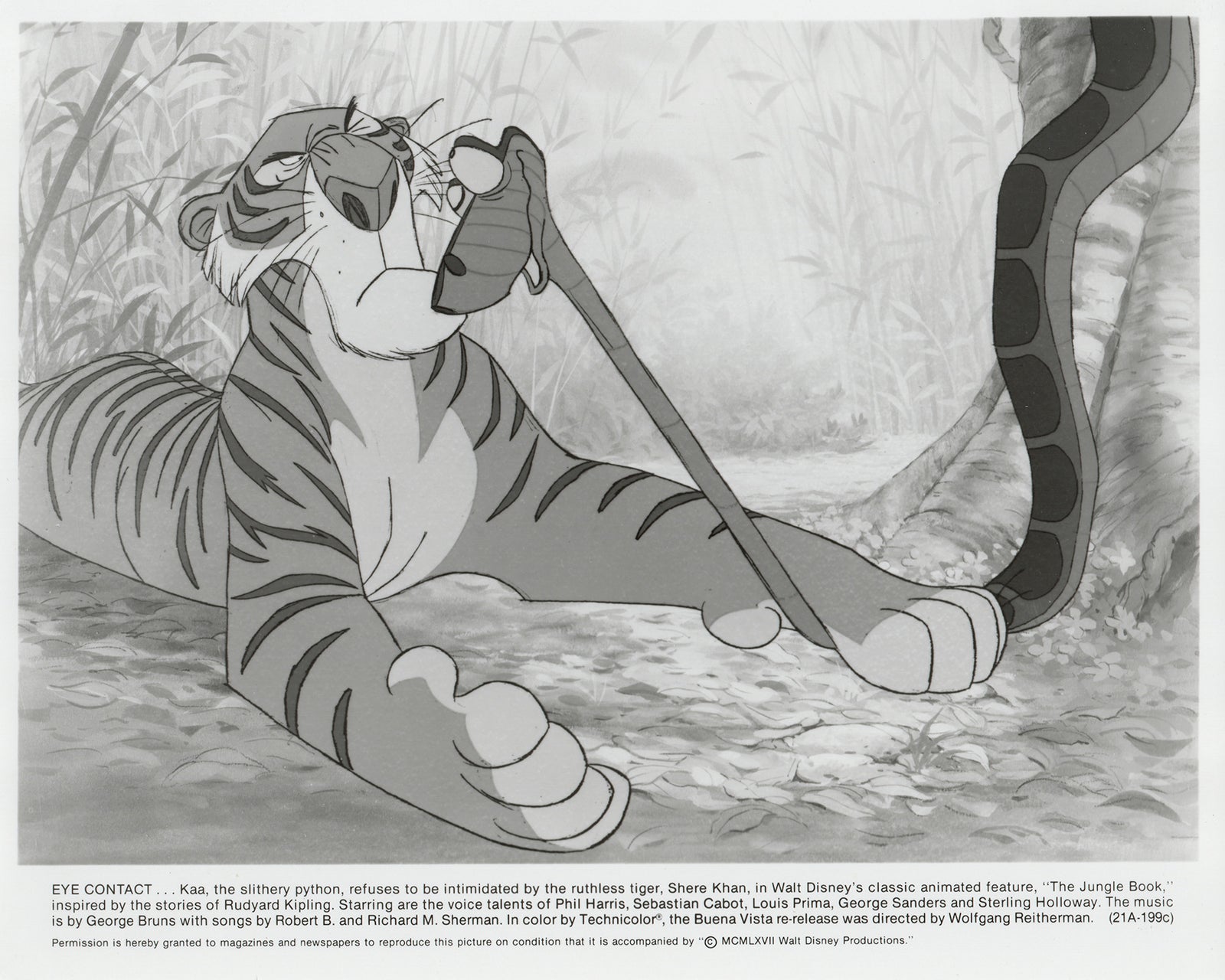The Jungle Book 1967 Film Movie Press Publicity Still Framed