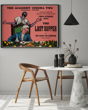 The Last Supper 1976 UK Quad Academy Cinema Film Poster, Strausfeld