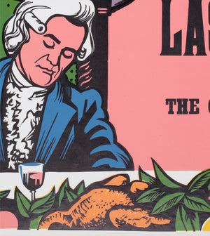 The Last Supper 1976 UK Quad Academy Cinema Film Poster, Strausfeld - detail