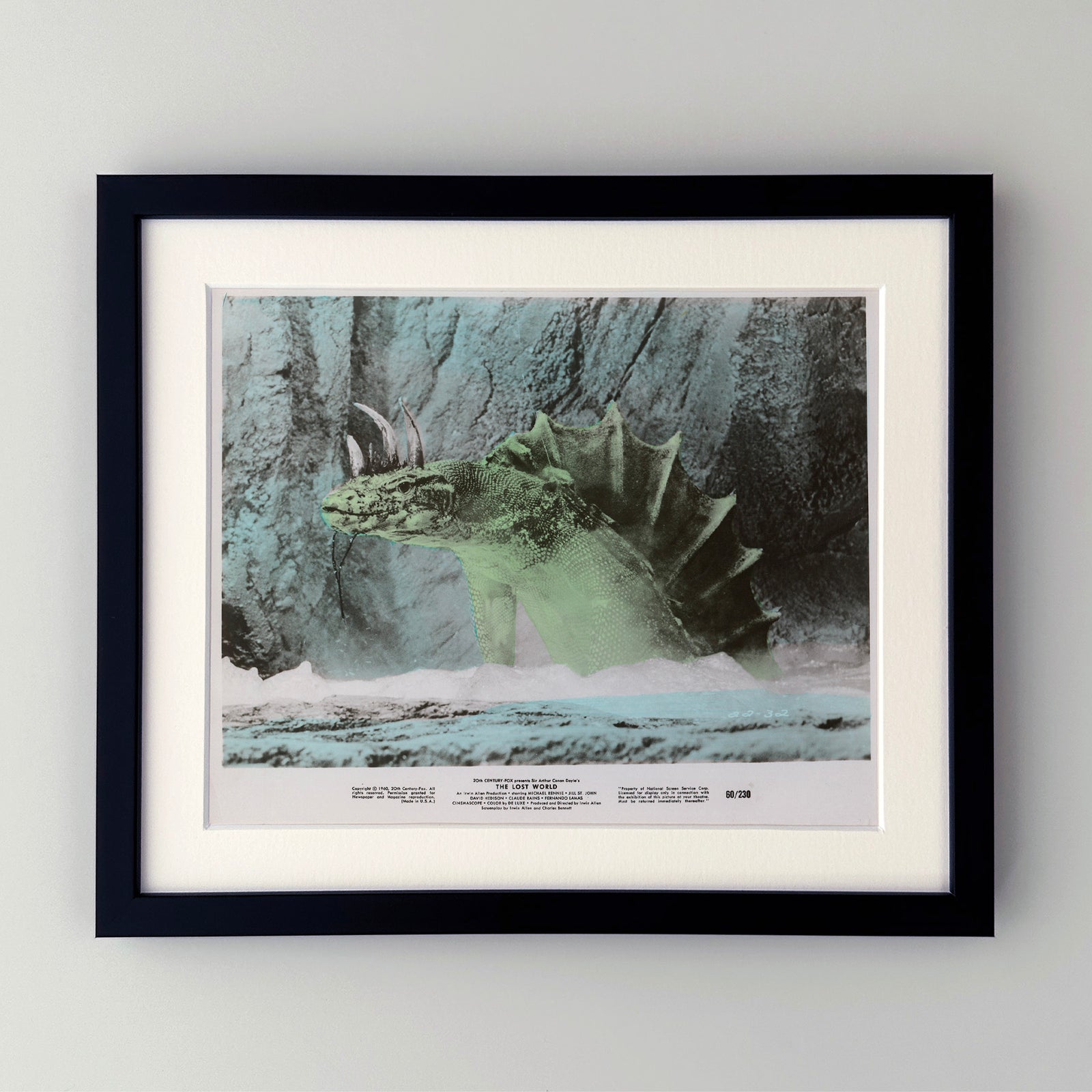 The Lost World 1960 Film Movie Lobby Card Framed