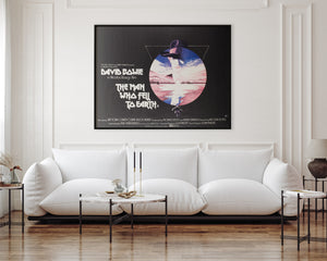 The Man Who Fell To Earth 1976 Rolled UK Quad Pink Style Film Movie Poster, Vic Fair