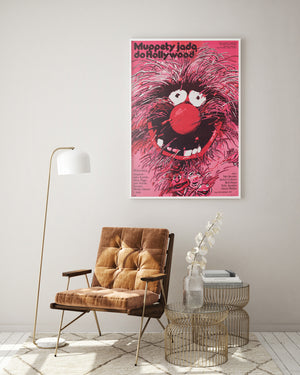 the muppet movie 1982 polish b1 film movie poster waldemar swierzy