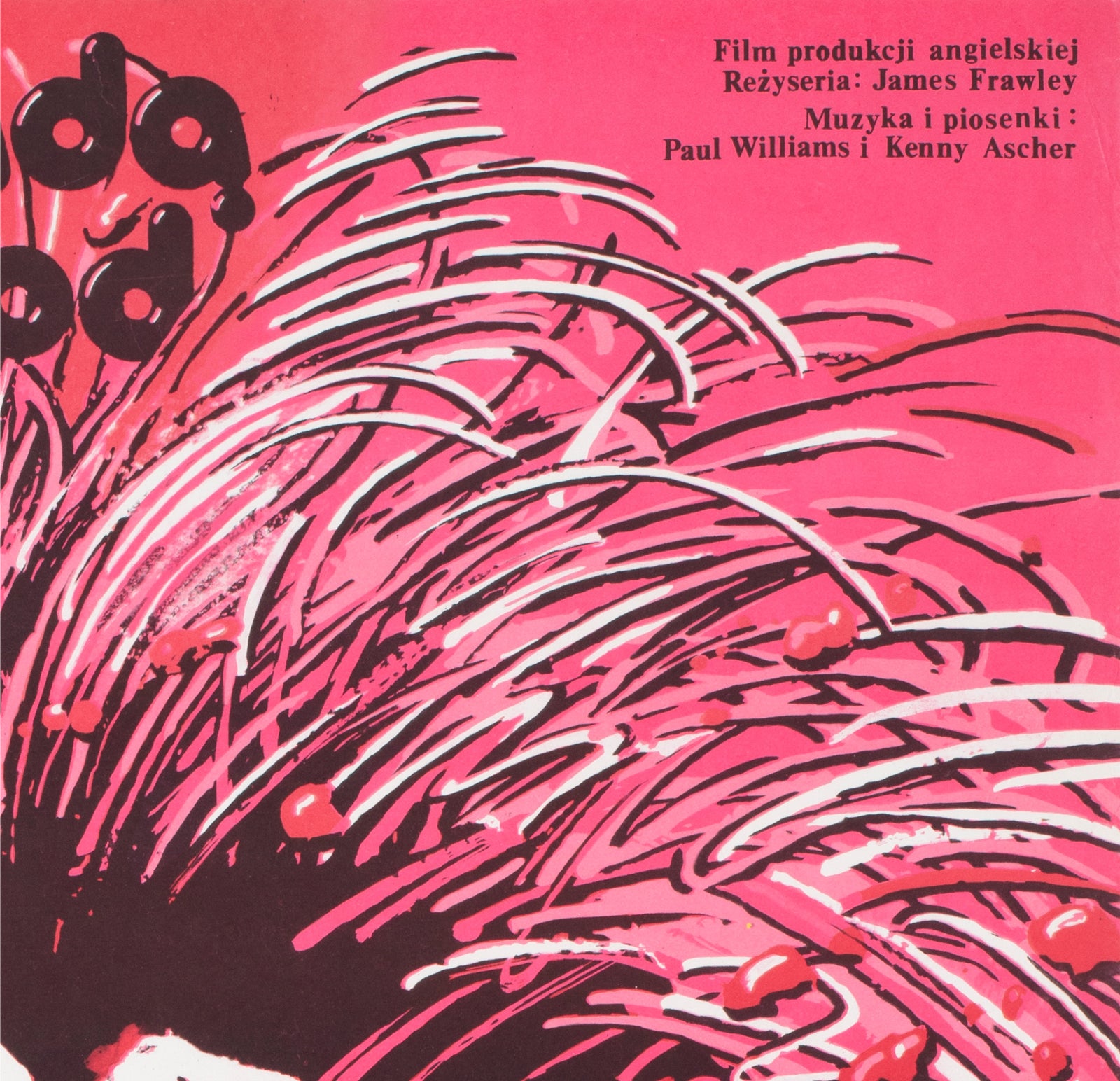 the muppet movie 1982 polish b1 film movie poster waldemar swierzy - detail