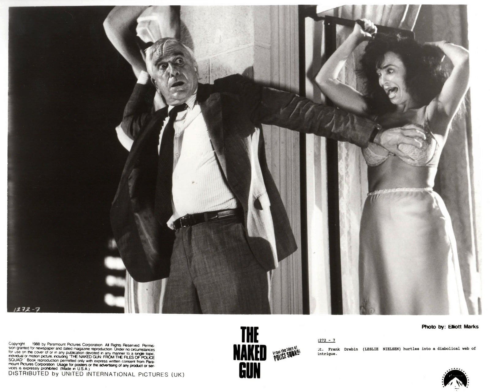 The Naked Gun 1988 Publicity Film Movie Press Still Framed