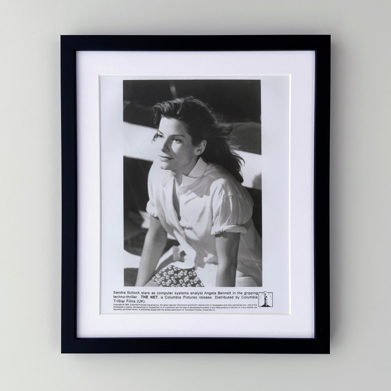 The Net 1995 Film Movie Press Publicity Still Framed