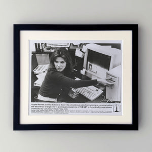 The Net 1995 Film Movie Press Publicity Still Framed