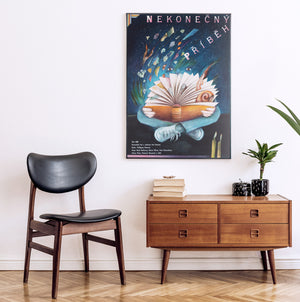 The NeverEnding Story 1986 Czech A1 Film Poster, Sona Vorlickova