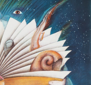 The NeverEnding Story 1986 Czech A1 Film Poster, Sona Vorlickova