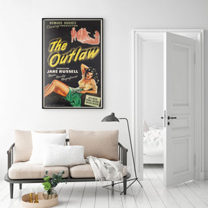 The Outlaw R1946 US 1 sheet Film Movie Poster