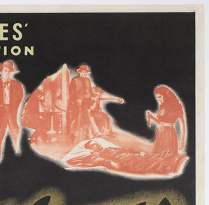 The Outlaw R1946 US 1 sheet Film Movie Poster - detail