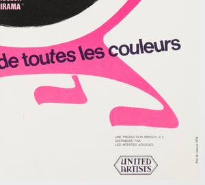 The Pink Panther 1964 French Moyenne Film Poster Clement Hurel - detail