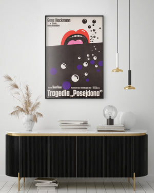 The Poseidon Adventure 1976 Polish Film Movie Poster, Mieczyslaw Wasilewski