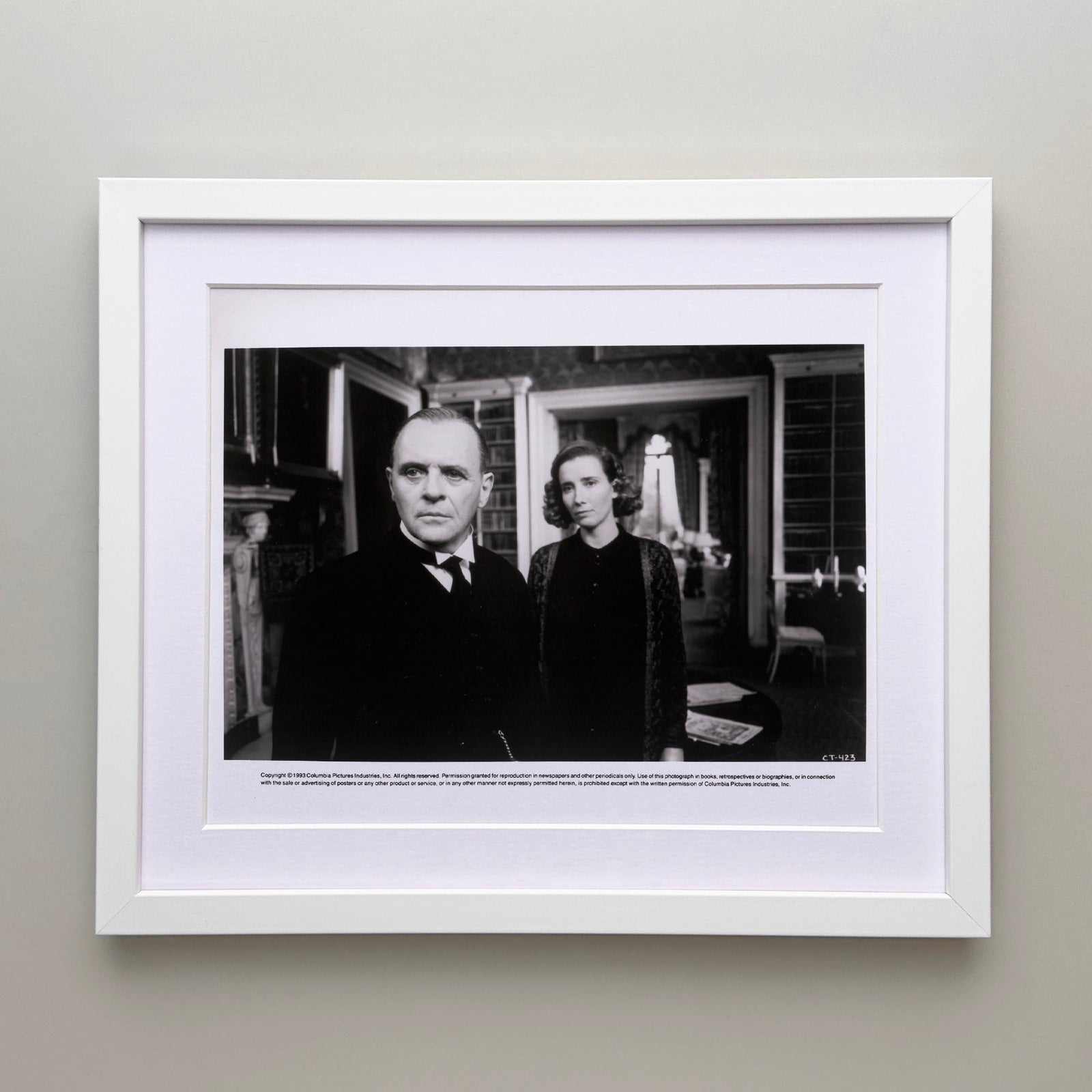 The Remains of the Day 1993 Publicity Film Movie Press Still Framed