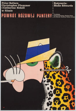 The Return of the Pink Panther 1977 Polish B1 Film Movie Poster, Edward Lutczyn